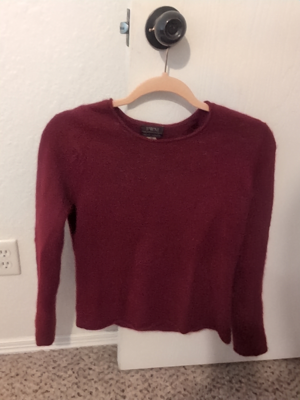 Fenn Wright Manson Burgundy Crewneck Sweater